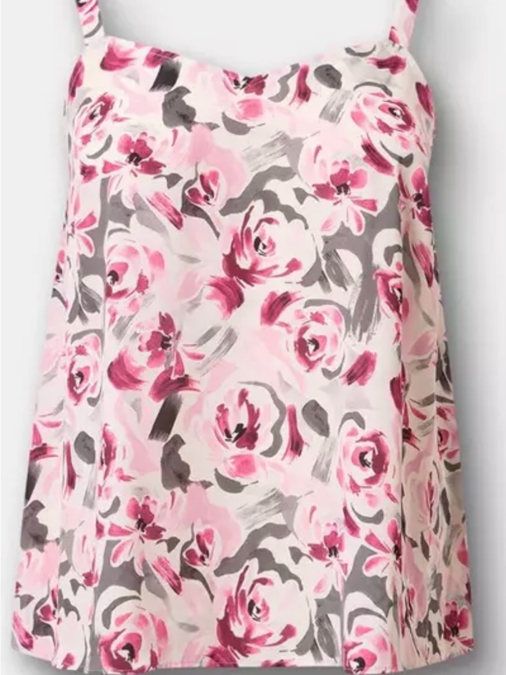 Torrid Pink Floral Sleeveless Camisole